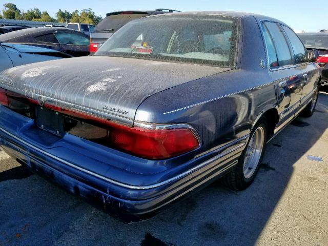 2MELM75WXTX700605 - 1996 MERCURY GRAND MARQ BLUE photo 4