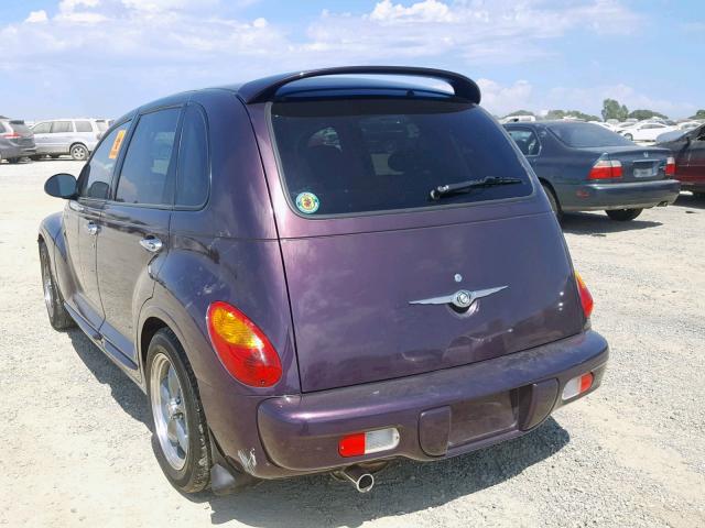 3C4FY58B44T234835 - 2004 CHRYSLER PT CRUISER PURPLE photo 3