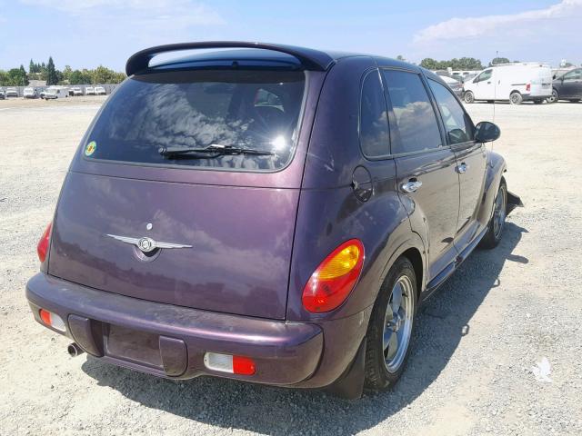 3C4FY58B44T234835 - 2004 CHRYSLER PT CRUISER PURPLE photo 4