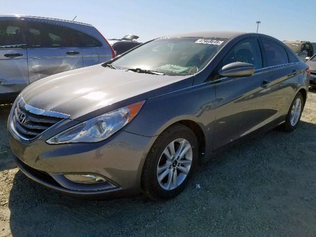 5NPEB4AC0DH804193 - 2013 HYUNDAI SONATA GLS GRAY photo 2