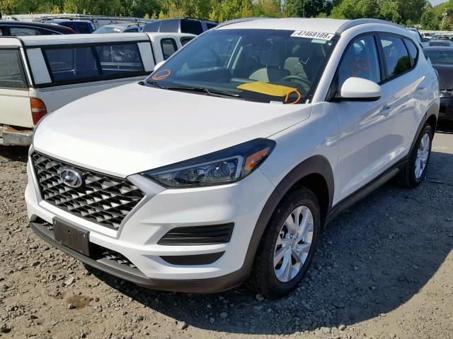 KM8J3CA44KU839767 - 2019 HYUNDAI TUCSON LIM WHITE photo 2