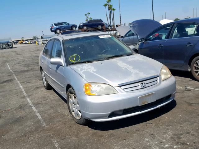 2HGES26892H553559 - 2002 HONDA CIVIC EX SILVER photo 1