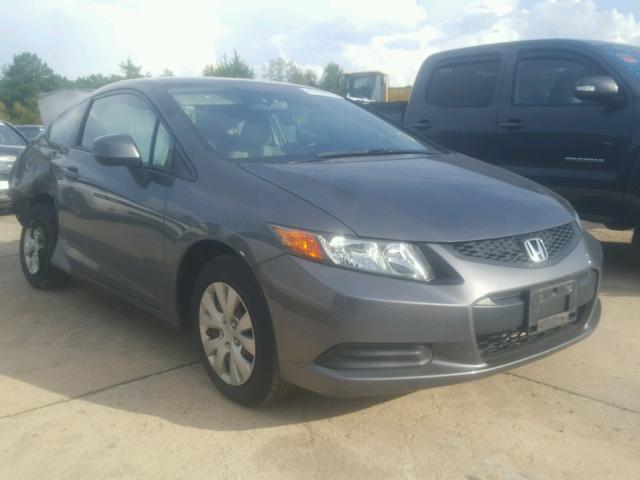 2HGFG3B54CH514452 - 2012 HONDA CIVIC LX GRAY photo 1