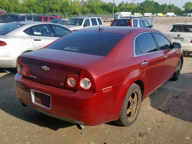 1G1ZK57738F176382 - 2008 CHEVROLET MALIBU LTZ მუქწითელი ფოტო 4