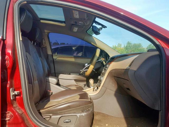 1G1ZK57738F176382 - 2008 CHEVROLET MALIBU LTZ მუქწითელი ფოტო 5