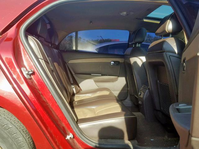 1G1ZK57738F176382 - 2008 CHEVROLET MALIBU LTZ მუქწითელი ფოტო 6