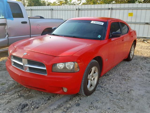 2B3KA33V49H595976 - 2009 DODGE CHARGER SX RED photo 2