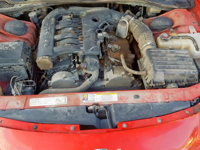 2B3KA33V49H595976 - 2009 DODGE CHARGER SX RED photo 7