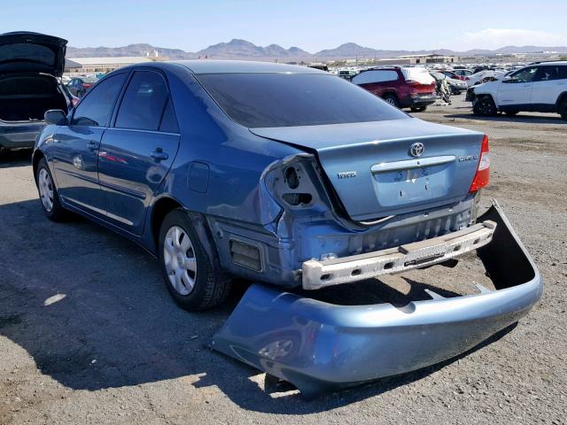 4T1BE32K24U844285 - 2004 TOYOTA CAMRY LE 蓝色 照片 3