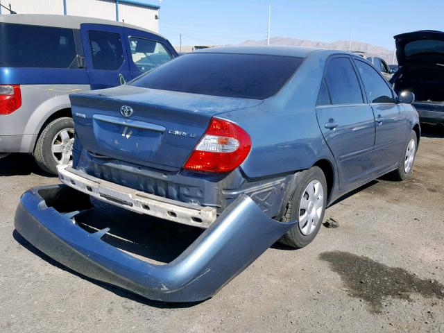 4T1BE32K24U844285 - 2004 TOYOTA CAMRY LE 蓝色 照片 4