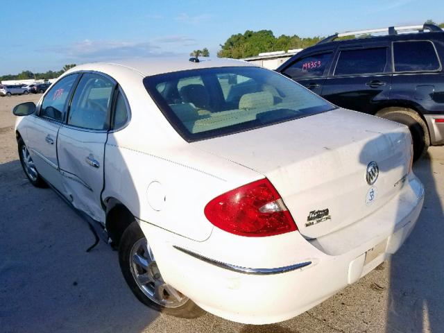 2G4WC582271229780 - 2007 BUICK LACROSSE C WHITE photo 3