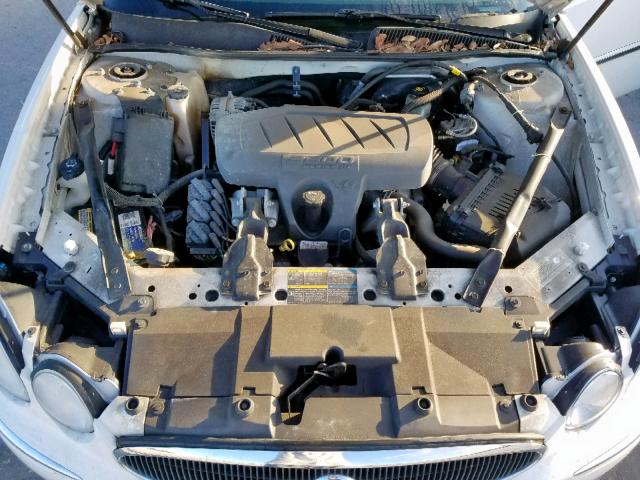 2G4WC582271229780 - 2007 BUICK LACROSSE C WHITE photo 7