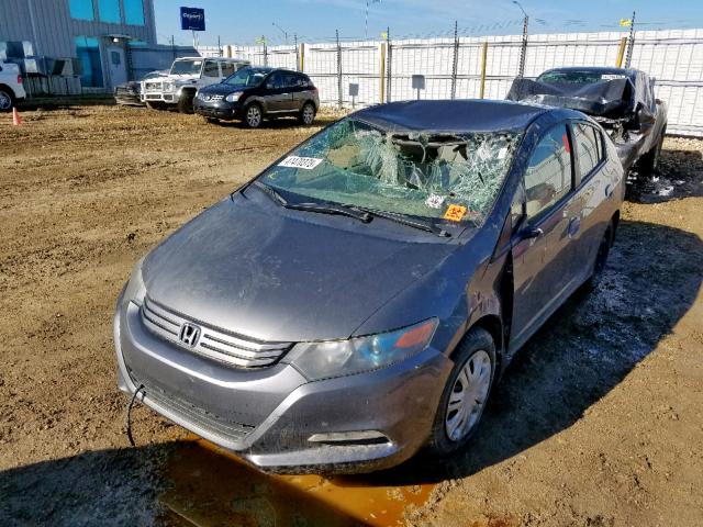 JHMZE2H5XAS801575 - 2010 HONDA INSIGHT LX SILVER photo 2