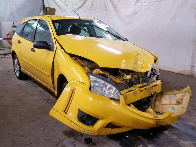 1FAFP37N27W124289 - 2007 FORD FOCUS ZX5 YELLOW photo 1