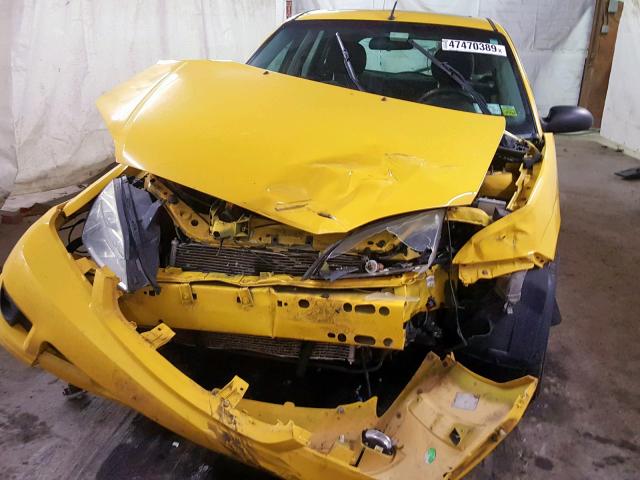 1FAFP37N27W124289 - 2007 FORD FOCUS ZX5 YELLOW photo 9