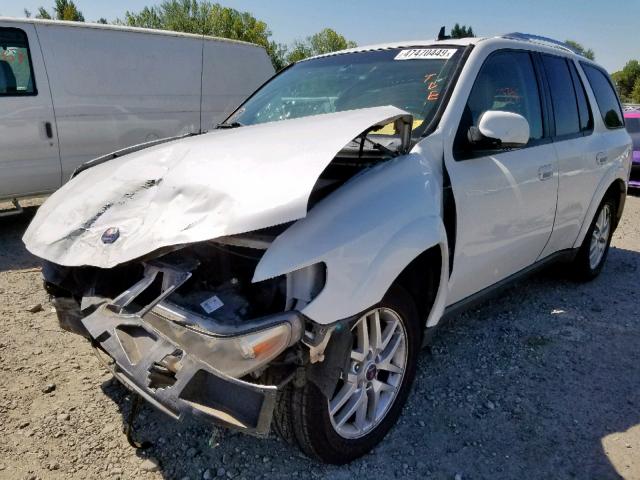 5S3ET13S672802514 - 2007 SAAB 9-7X 4.2I WHITE photo 2