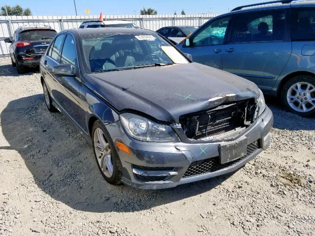 WDDGF4HB3DR296309 - 2013 MERCEDES-BENZ C 250 SILVER photo 1