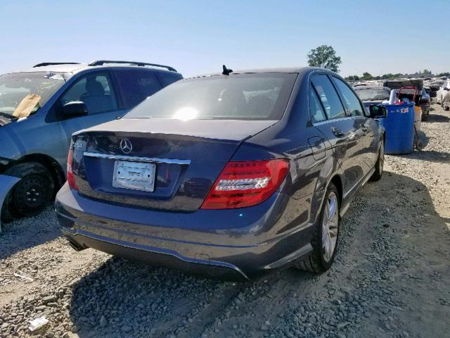 WDDGF4HB3DR296309 - 2013 MERCEDES-BENZ C 250 SILVER photo 4