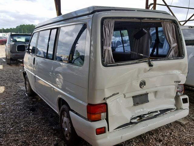 WV2NH4703YH152249 - 2000 VOLKSWAGEN EUROVAN MV WHITE photo 3