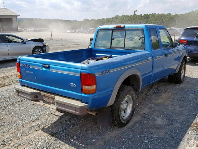 1FTCR15X5TTA42830 - 1996 FORD RANGER SUP BLUE photo 4