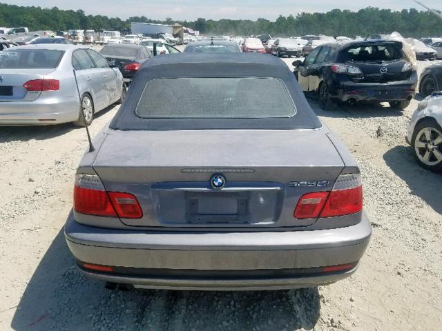 WBABW33405PL39246 - 2005 BMW 325 CI GRAY photo 9