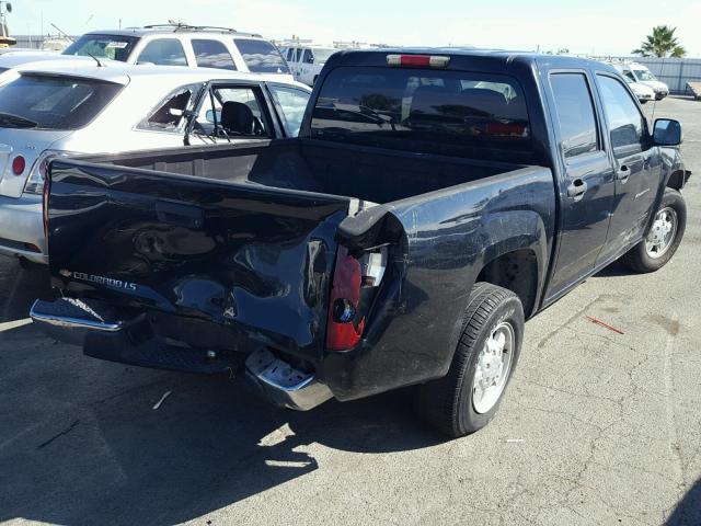 1GCCS136158269260 - 2005 CHEVROLET COLORADO BLACK photo 4