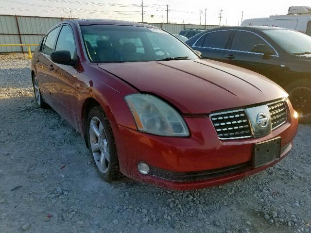 1N4BA41E45C857618 - 2005 NISSAN MAXIMA SE RED photo 1