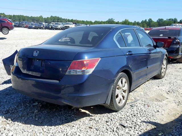 1HGCP25838A140831 - 2008 HONDA ACCORD EXL BLUE photo 4