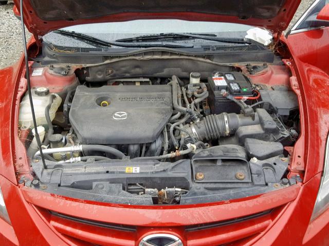 1YVHP82A895M41646 - 2009 MAZDA MAZDA6 RED photo 7