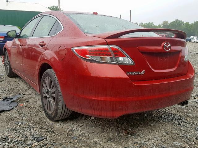 1YVHP82A895M41646 - 2009 MAZDA MAZDA6 RED photo 9