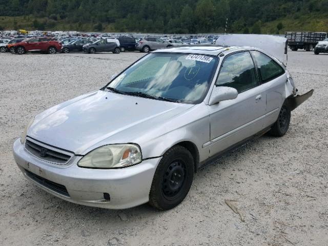 1HGEJ8249XL049225 - 1999 HONDA CIVIC EX 银色 照片 2