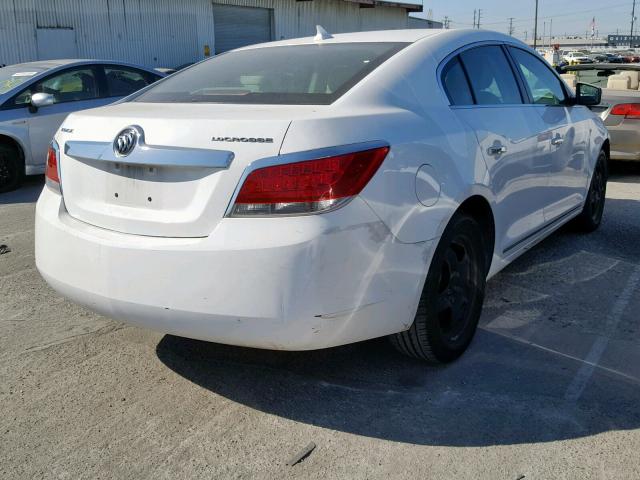 1G4GB5EG4AF147377 - 2010 BUICK LACROSSE C WHITE photo 4