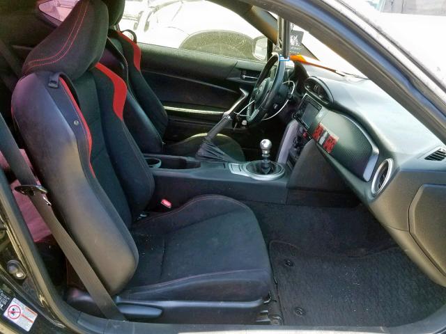 JF1ZNAA1XD1729747 - 2013 TOYOTA SCION FR-S BLACK photo 5