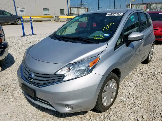 3N1CE2CP8GL375346 - 2016 NISSAN VERSA NOTE SILVER photo 2