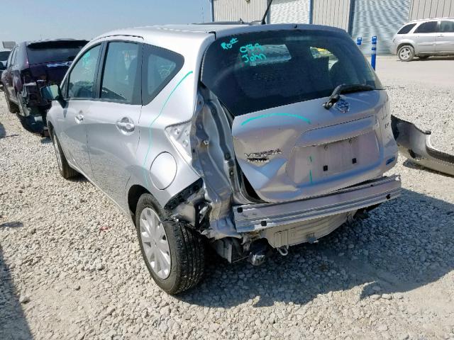 3N1CE2CP8GL375346 - 2016 NISSAN VERSA NOTE SILVER photo 3