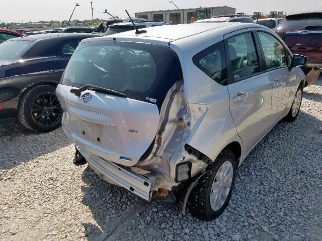 3N1CE2CP8GL375346 - 2016 NISSAN VERSA NOTE SILVER photo 4