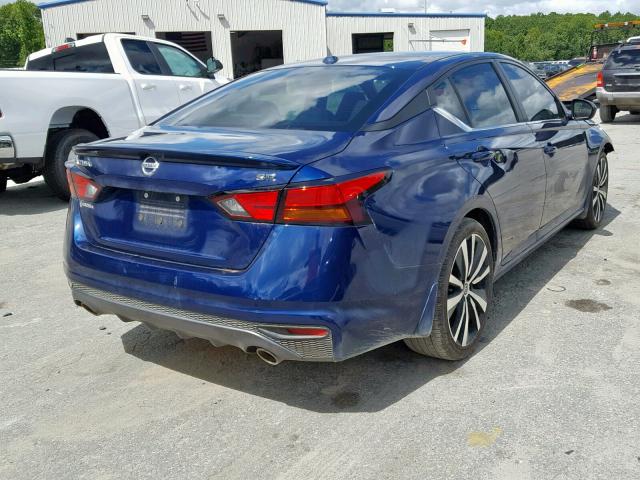 1N4BL4CV9KC201708 - 2019 NISSAN ALTIMA SR BLUE photo 4