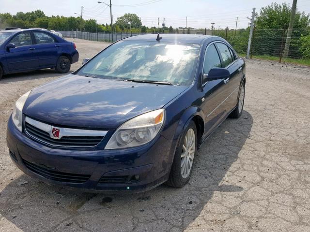 1G8ZV57738F156464 - 2008 SATURN AURA XR BLUE photo 2