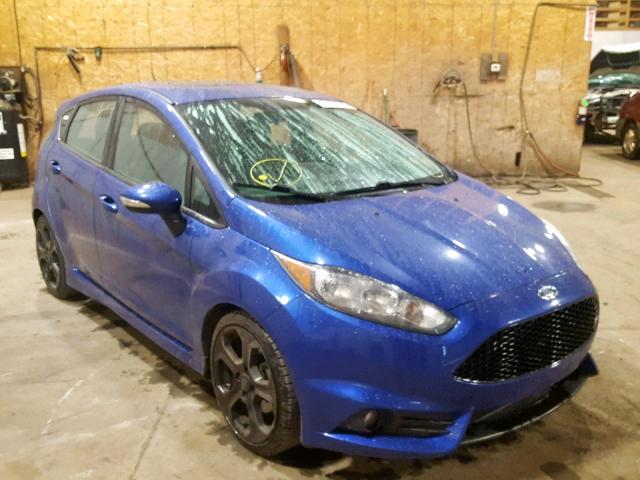 3FADP4GX9EM123586 - 2014 FORD FIESTA ST BLUE photo 1