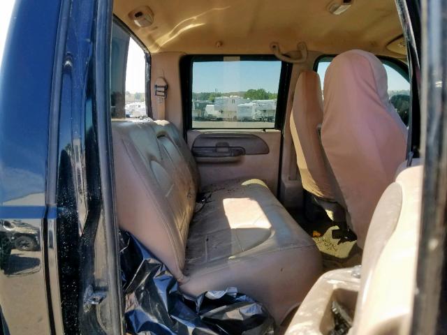 1FTSW31F6XEE46341 - 1999 FORD F350 SRW S BLACK photo 6