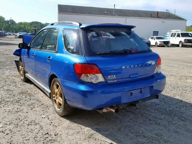 JF1GG29674G800455 - 2004 SUBARU IMPREZA WR BLUE photo 3