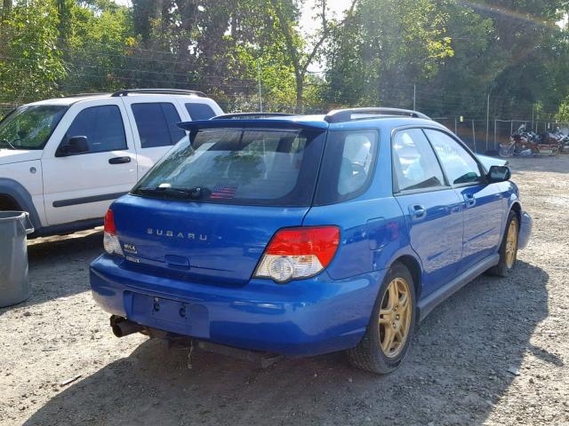 JF1GG29674G800455 - 2004 SUBARU IMPREZA WR BLUE photo 4