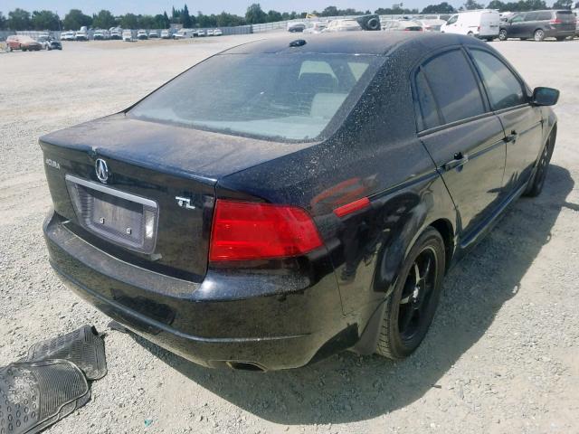 19UUA66206A026337 - 2006 ACURA 3.2TL BLACK photo 4