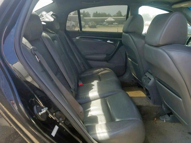 19UUA66206A026337 - 2006 ACURA 3.2TL BLACK photo 6