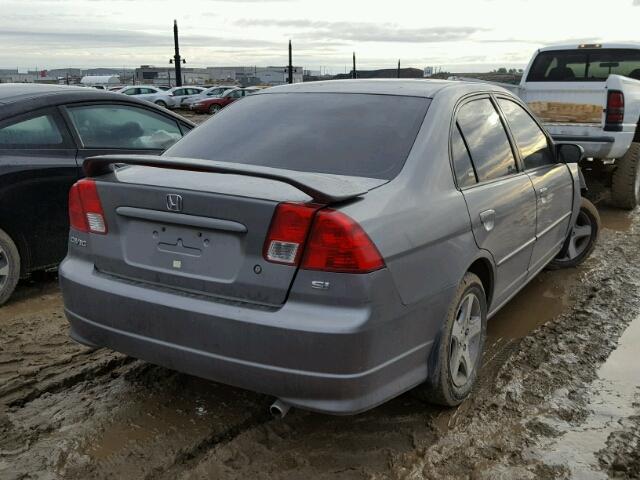 2HGES168X5H020599 - 2005 HONDA CIVIC EX GRAY photo 4