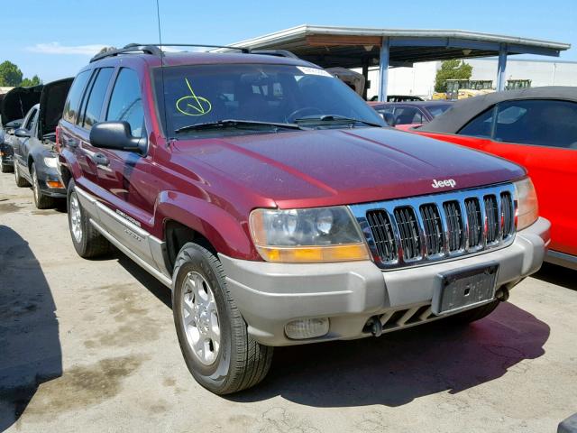 1J4GW58N5XC769610 - 1999 JEEP GRAND CHER BURGUNDY photo 1