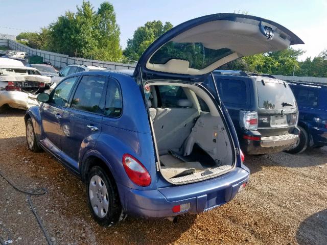 3A4FY58BX7T608718 - 2007 CHRYSLER PT CRUISER BLUE photo 3