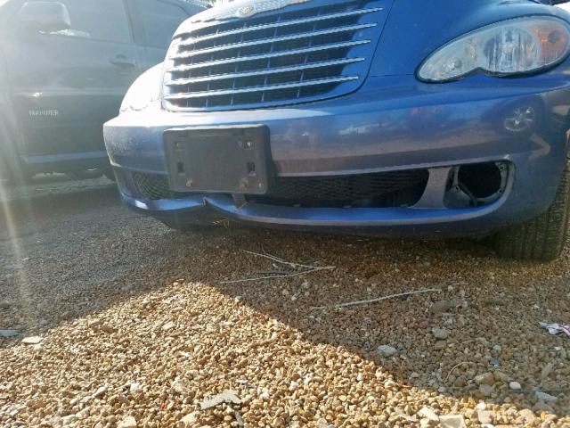 3A4FY58BX7T608718 - 2007 CHRYSLER PT CRUISER BLUE photo 9