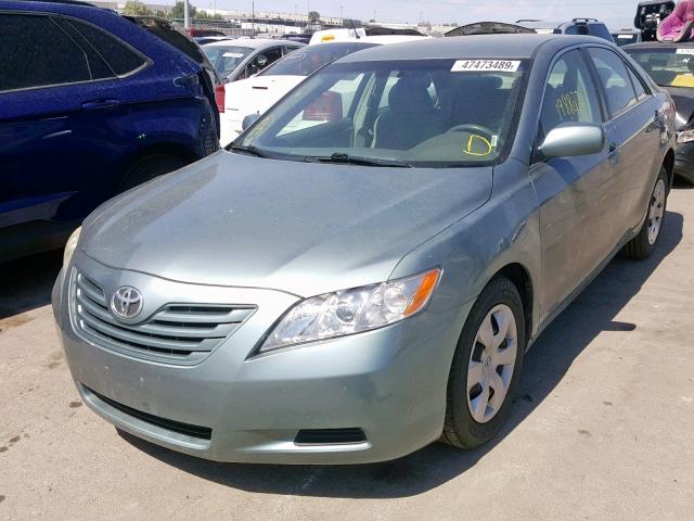 4T1BE46K17U659228 - 2007 TOYOTA CAMRY NEW GREEN photo 2