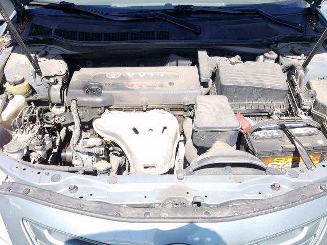 4T1BE46K17U659228 - 2007 TOYOTA CAMRY NEW GREEN photo 7